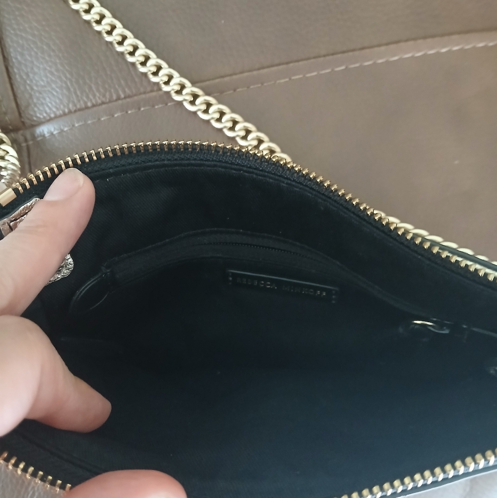 Rebecca Minkoff Gold Purse Shoulder Bag - Picture 4 of 10